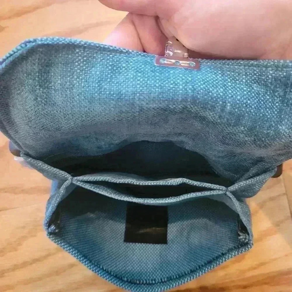 NWOT An Reich Teal Pouch - Picture 3 of 4